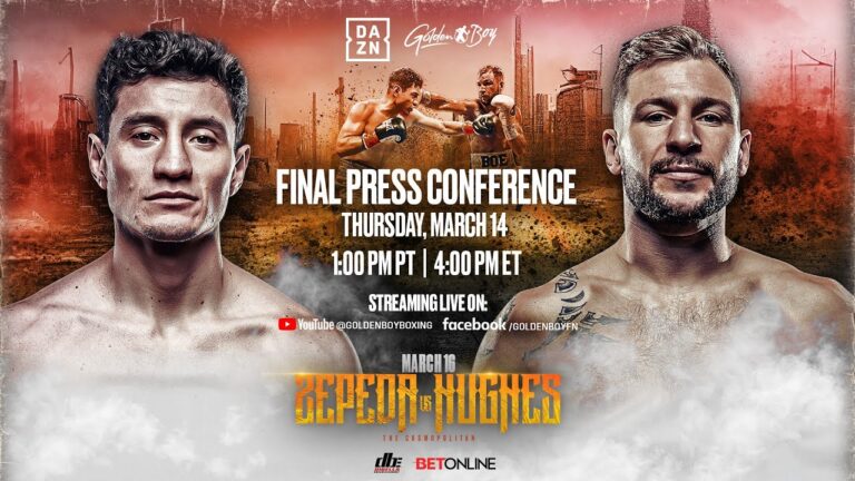 ZEPEDA VS. HUGHES FINAL PRESS CONFERENCE