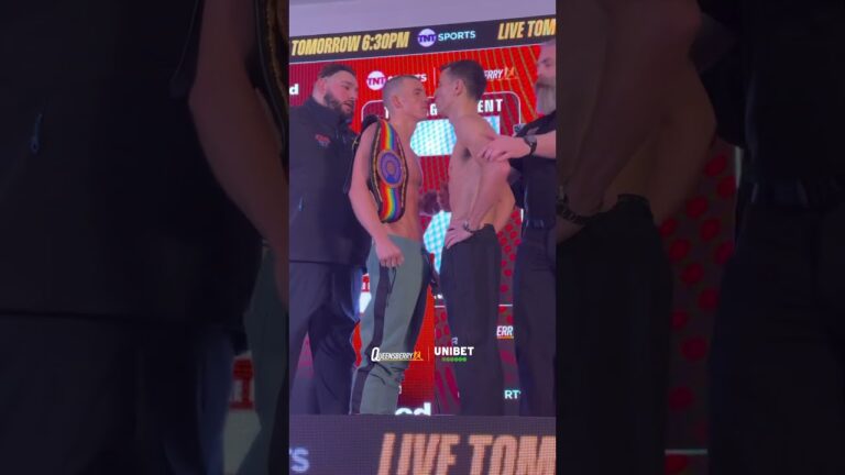 Dennis McCann and Brad Strand face off before their British Title fight 🇬🇧😤