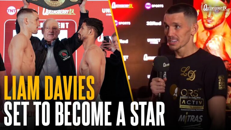 “Nothing will stop me!” Liam Davies insists he will become Britain's next world champion & superstar