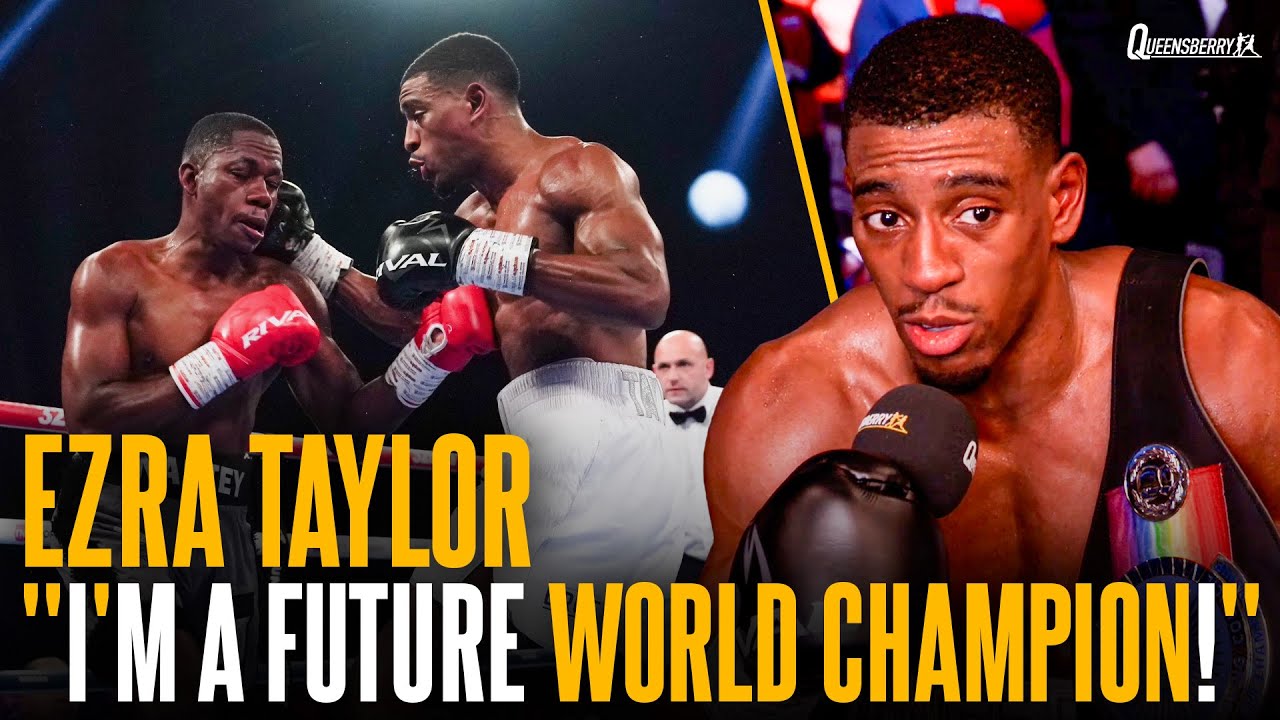 “I'm a future world champion!” Ezra Taylor dedicates KO to Nottingham & looks to emulate Leigh Wood