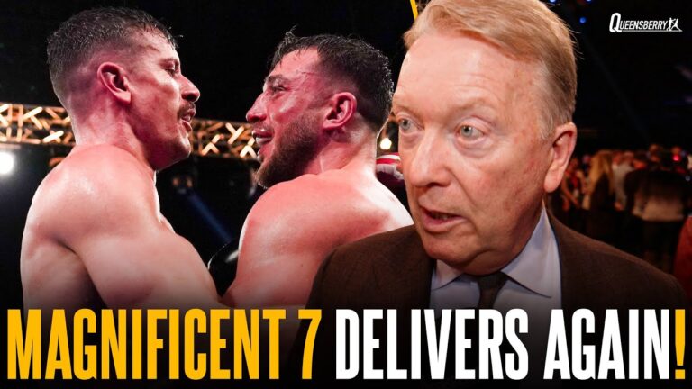 Frank Warren hails Nathan Heaney vs Brad Pauls classic & Magnificent 7 card stacked with knockouts