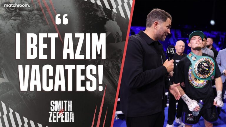 â€œAdam Azim, Where You At?â€- Dalton Smith & Eddie Hearn Call For European Title Clash After Zepeda KO