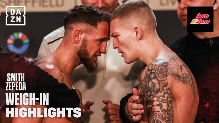 WEIGH IN HIGHLIGHTS | Dalton Smith vs. JosÃ© Zepeda