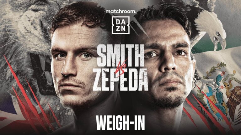 DALTON SMITH VS. JOSE ZEPEDA WEIGH IN LIVESTREAM