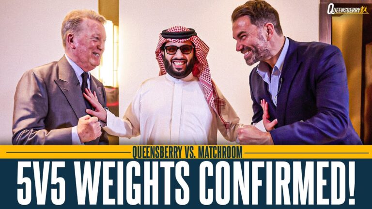 Frank Warren & Eddie Hearn select 5 v 5 weights with His Excellency plus Wembley Stadium surprise 🍿