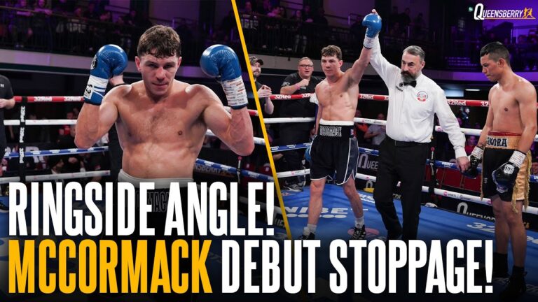 Luke McCormack vs Robin Zamora | Ringside angle