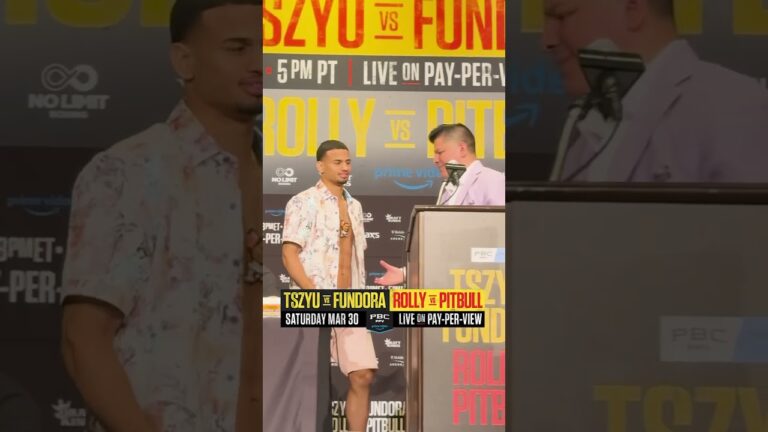 #RollyPitbull Saturday, March 30th, on PPV via PRIME VIDEO. #TszyuFundora