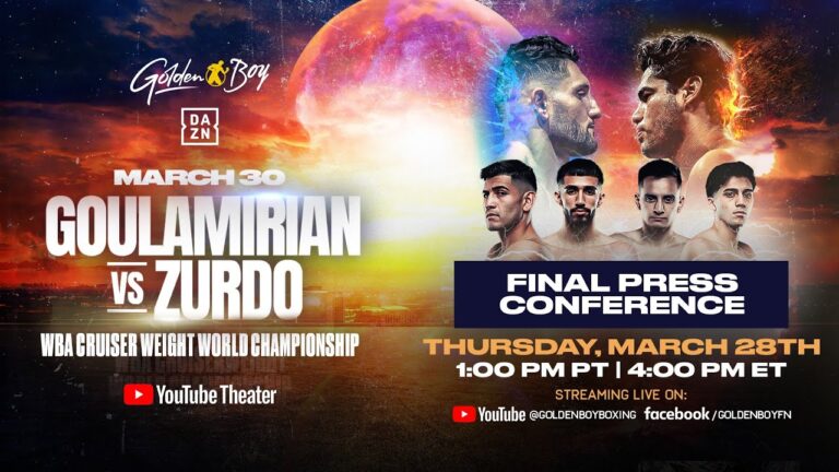 ARSEN GOULAMIRIAN VS. ZURDO RAMIREZ FINAL PRESS CONFERENCE