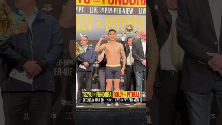 #CesarMartinez & #AngelinoCordova are Weighed In! watch PPV opener on Prime Video @ 8p ET/5p PT!