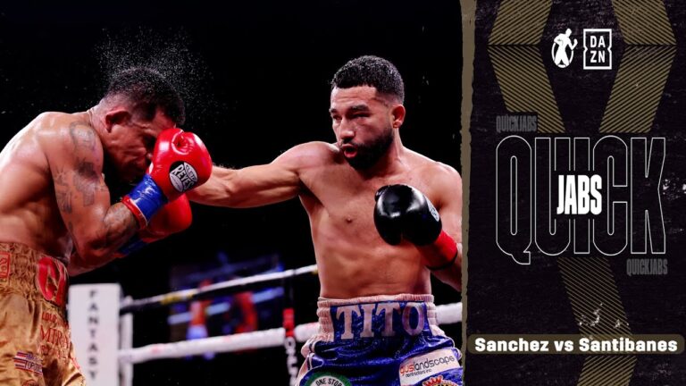 Quick Jabs | Jose Sanchez vs Walter Santibanes! Tito's Last Time In The Ring Was An Exciting War!