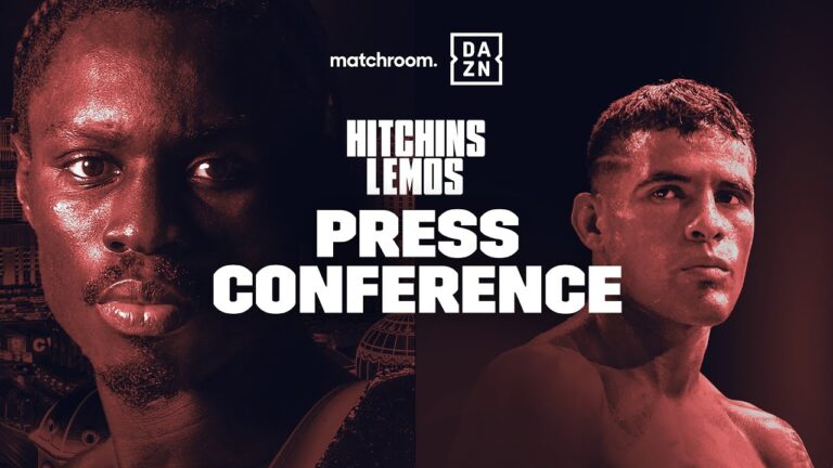 RICHARDSON HITCHINS VS. GUSTAVO LEMOS PRESS CONFERENCE LIVESTREAM