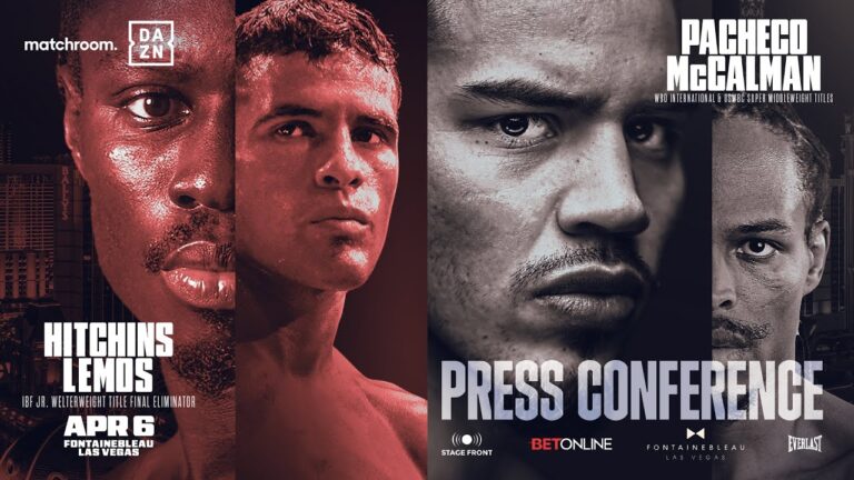 Press Conference: Hitchins vs Lemos, Pacheco vs McCalman, Nicolson vs Mahfoud, Yafai vs Gauto