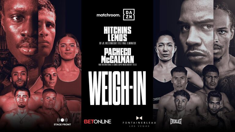 Weigh In: Hitchins vs Lemos, Pacheco vs McCalman, Nicolson vs Mahfoud, Yafai vs Gauto