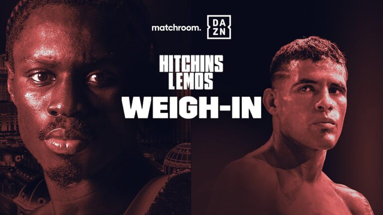 RICHARDSON HITCHINS VS. GUSTAVO LEMOS WEIGH IN LIVESTREAM