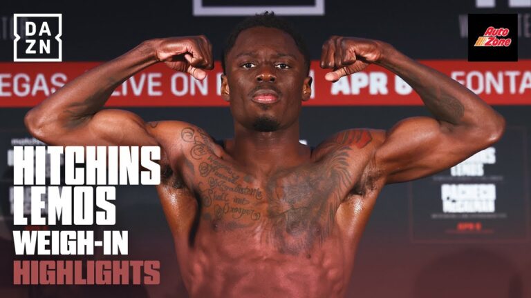 WEIGH IN HIGHLIGHTS | Richardson Hitchins vs. Gustavo Lemos