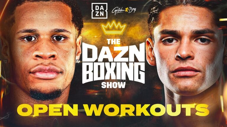 RYAN GARCIA OPEN WORKOUT LIVESTREAM | Haney vs. Garcia