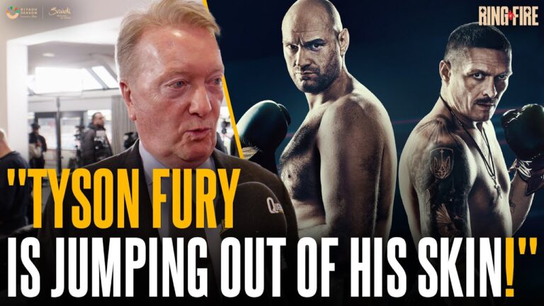 “Tyson Fury is jumping out of his skin!” Frank Warren expects VINTAGE Gypsy King performance vs Usyk