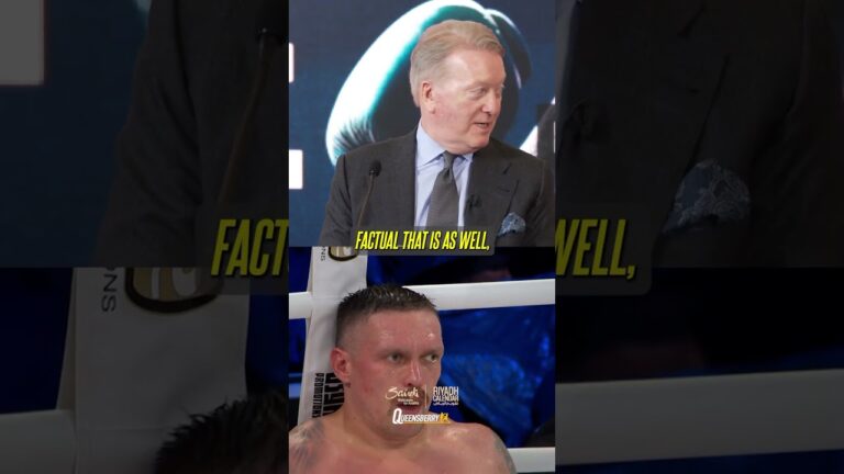 If thereâ€™s one man that will exploit Usykâ€™s weakness, itâ€™s the Gypsy King 👑🧨