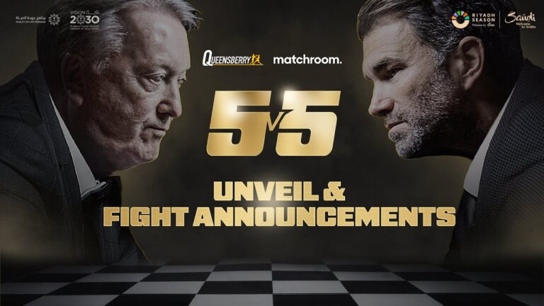 5 Vs 5 Launch Press Conference: Queensberry Vs Matchroom