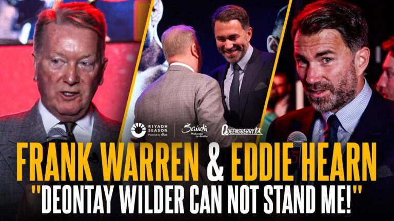 “Deontay Wilder can not STAND me!” 😂 |  Frank Warren & Eddie Hearn FULL breakdown of the 5 v 5 card