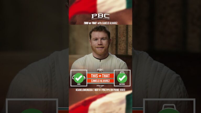THIS or THAT with Canelo Alvarez