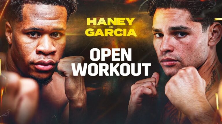 Devin Haney Vs Ryan Garcia – Live Workout