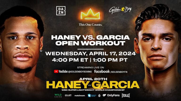 HANEY VS. GARCIA OPEN WORKOUT