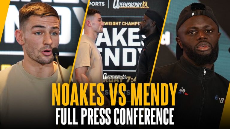 Sam Noakes vs Yven Mendy Full Press Conference | European Lightweight Championship