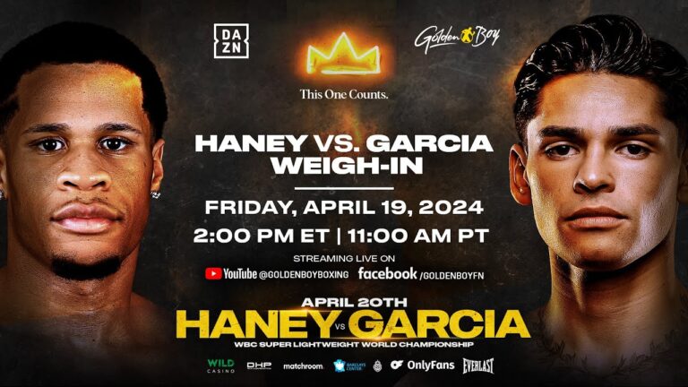 HANEY VS. GARCIA WEIGH-IN