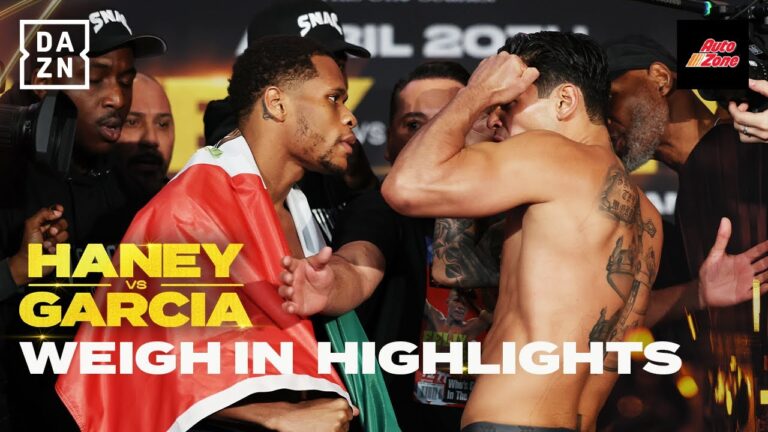 DEVIN HANEY VS. RYAN GARCIA WEIGH-IN HIGHLIGHTS