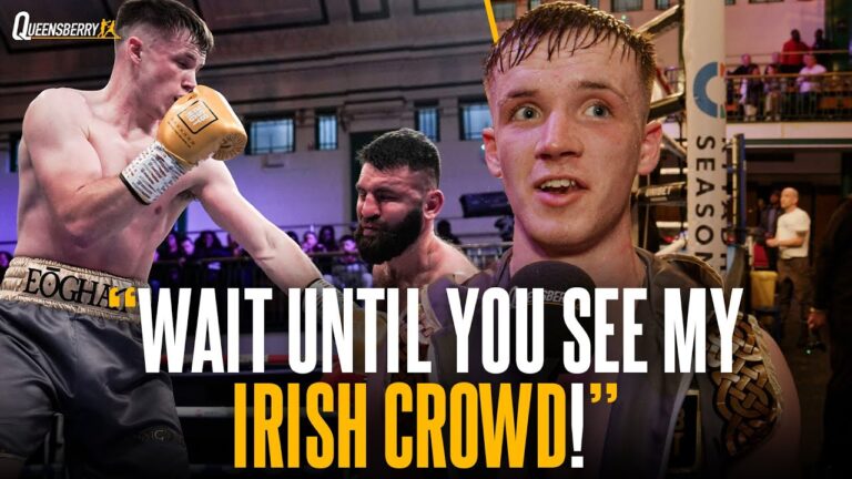 â€œWait until you see my Irish Crowd!â€ | Eoghan Lavin teases next fight following first pro win