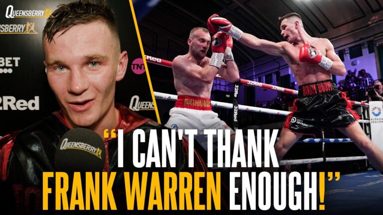 “I can't thank Frank Warren enough!” Billy Adams hints at VITAL fight change & hails his 300 fans 🤝