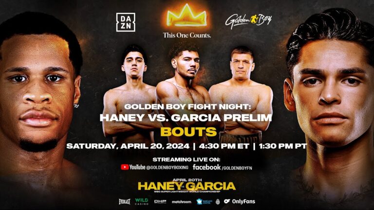 GOLDEN BOY FIGHT NIGHT: HANEY VS. GARCIA PRELIM BOUTS