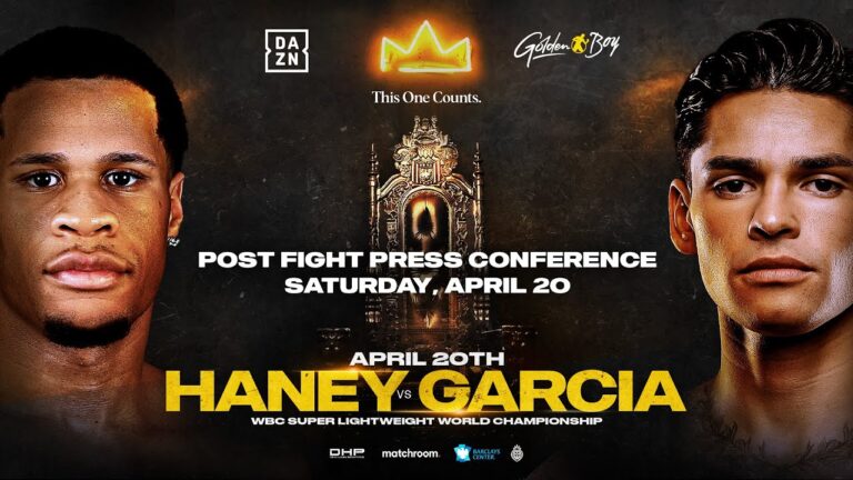 HANEY VS. GARCIA POST FIGHT PRESS CONFERENCE