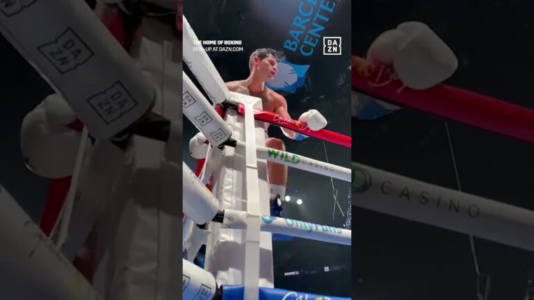 THAT GARCIA LEFT HOOK IN THE 7TH #shorts