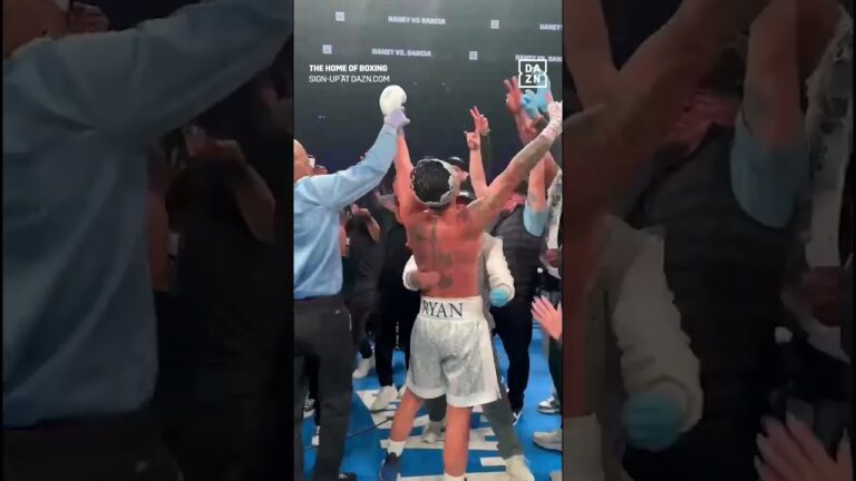 RYAN GARCIA'S WINNING MOMENT ✨ #shorts