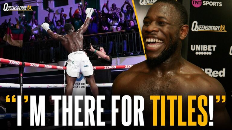 Aloys Junior makes HUGE plea for a TITLE after KO sends out a chilling message to cruiserweights 🥶