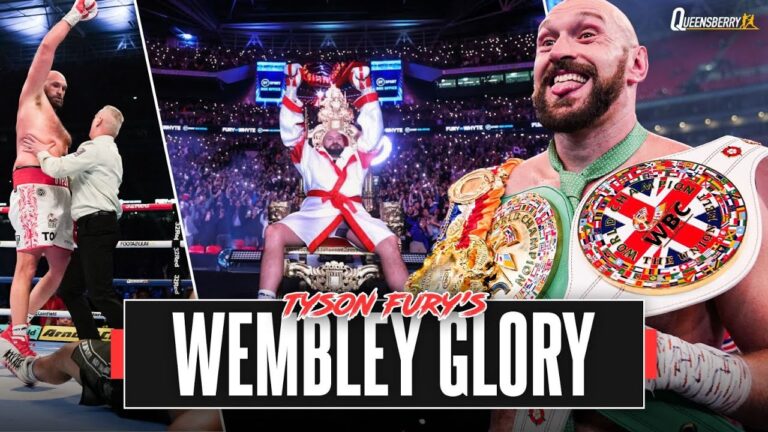 How Tyson Fury Took Over Wembley: The sensational Dillian Whyte knockout in front of 94,000 💥 🏟️