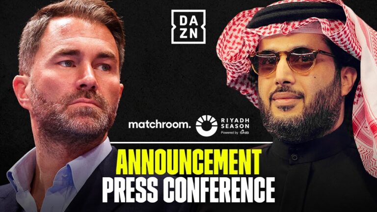 Matchroom Boxing & Riyadh Season World Title Fight Launch Press Conference Livestream