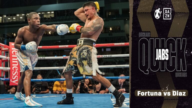 Quick Jabs | Joseph Diaz Jr vs Javier Fortuna! Diaz Fights In New Weightclass And For Interim Belt!