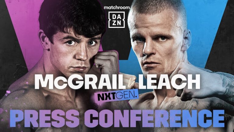 PETER MCGRAIL VS. MARC LEACH PRESS CONFERENCE LIVESTREAM