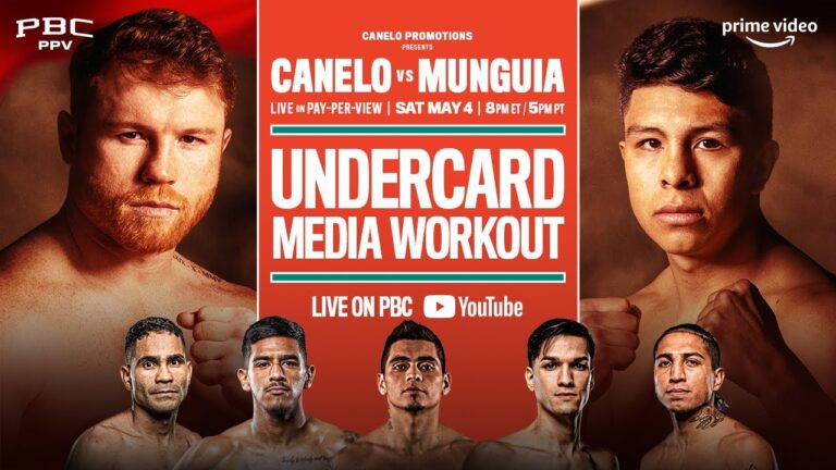 Canelo vs. Munguia PPV Undercard Media Workout | #CaneloMunguia