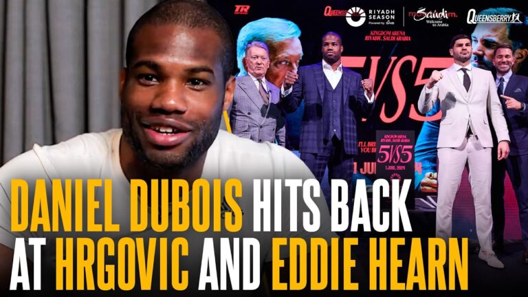 Daniel Dubois RESPONDS to Eddie Hearn “S**T” as he vows to SLEEP Filip Hrgovic & set up huge AJ bout