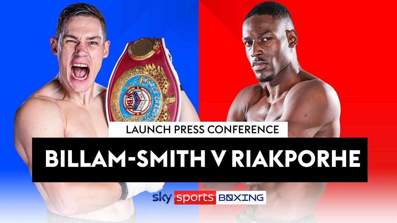 BILLAM-SMITH VS RIAKPORHE 🔥 | Launch Press Conference