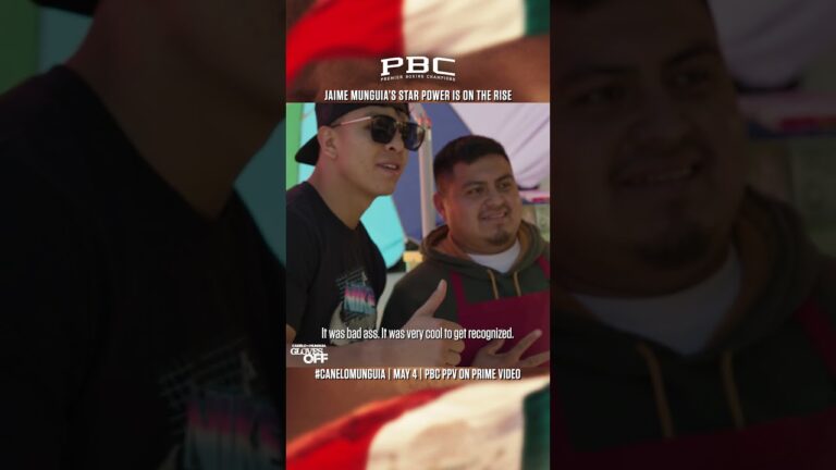 Jaime Munguia's Star Power is On the Rise ⭐ #CaneloMunguia