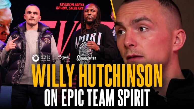 “Zhang was going to BITE him!” Willy Hutchinson “had Daniel Dubois in a HEADLOCK” & digs at Richards