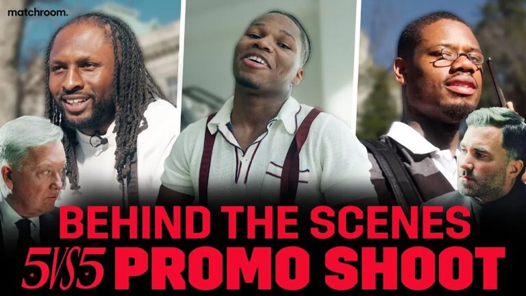 5 Vs 5 Promo Shoot With Eddie Hearn, Frank Warren, Zhilei Zhang, Ray Ford & More