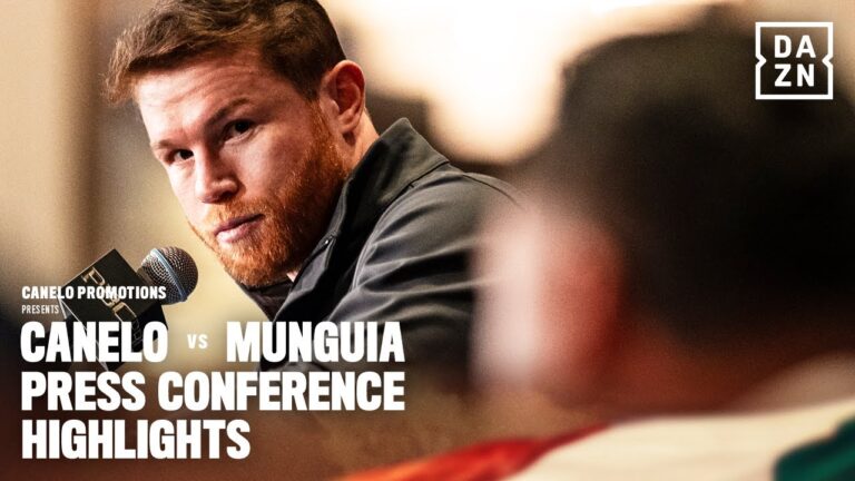 Canelo And Oscar De La Hoya Go At It At Press Conference