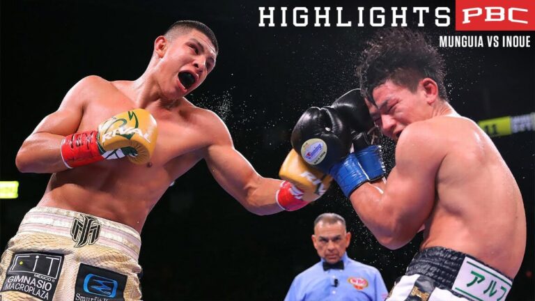 Jaime Munguia beats down Inoue HIGHLIGHTS | #CaneloMunguia