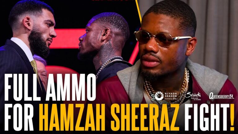 “Frank Warren gave me EXTRA energy!” Ammo Williams FIRED UP for Hamzah Sheeraz & inspired by Wilder